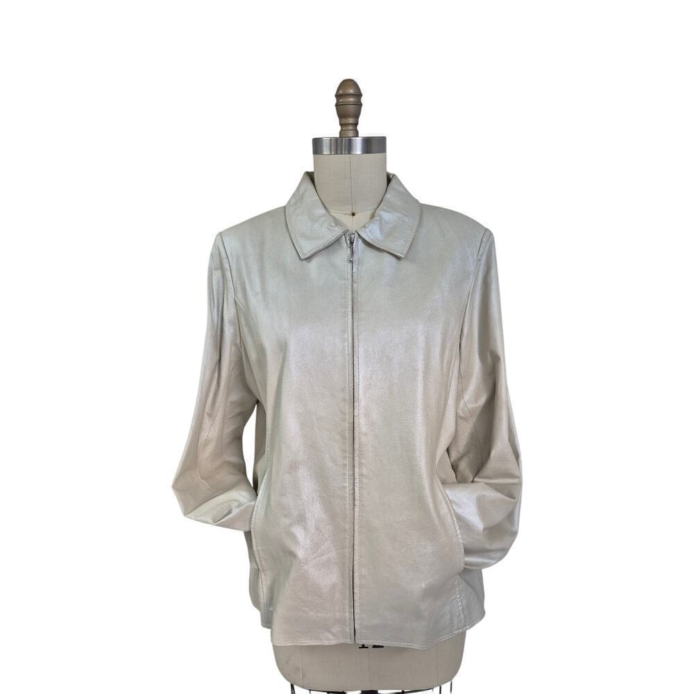Chadwick's of Boston Women's Pearl Leather Jacket XL